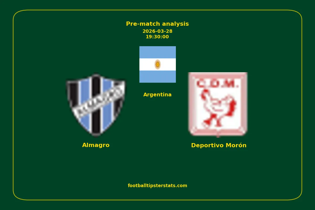 Pre-match analysis: Almagro vs Deportivo Morón on 2026-03-28